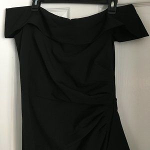 Vince Camuto Off-the-Shoulder Gown Black Size 12